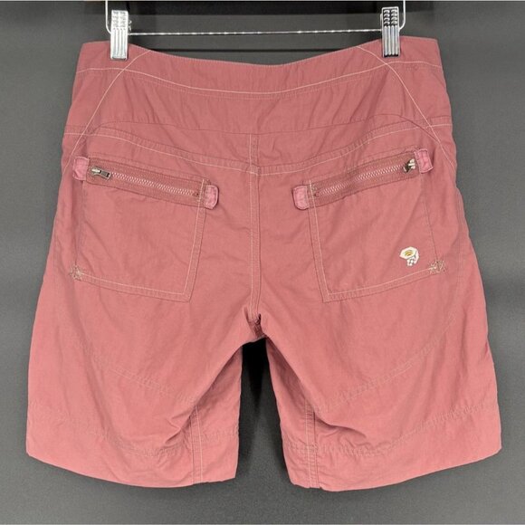 Mountain Hardwear Women's Hiking Cargo Shorts Size 8 Dusty Pink Camping Outdoor - Picture 2 of 14